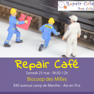 Repair Café aux Milles le 25 mai